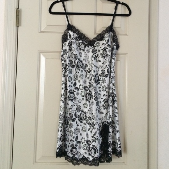 Victoria's Secret satin slip.