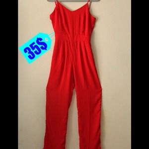 Brand new red jumpsuit