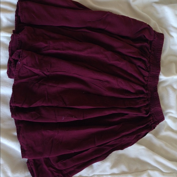 Maroon Brandy Melville skirt