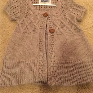 Kaisley short-sleeve cardigan sweater SZ M NWOT