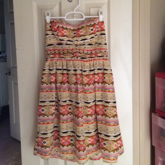 Jodi Kristopher Aztec baby doll dress - Picture 2 of 3