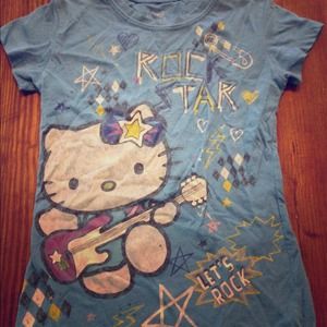 Blue Hello Kitty Girls Top.
