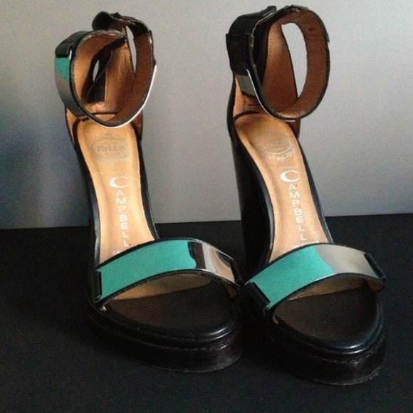 Jeffrey Campbell metal plated heels tilda - Picture 4 of 4