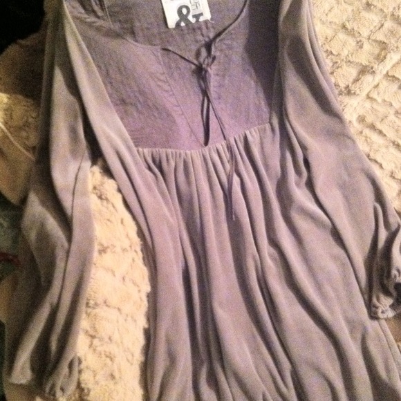 Long sleeve warm velvet shirt/dress
