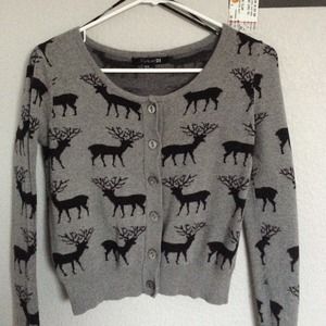 Reindeer Cardigan