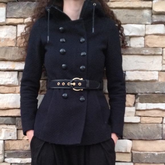 Thomas Burberry by BURBERRY navy wool jacket - Picture 2 of 4