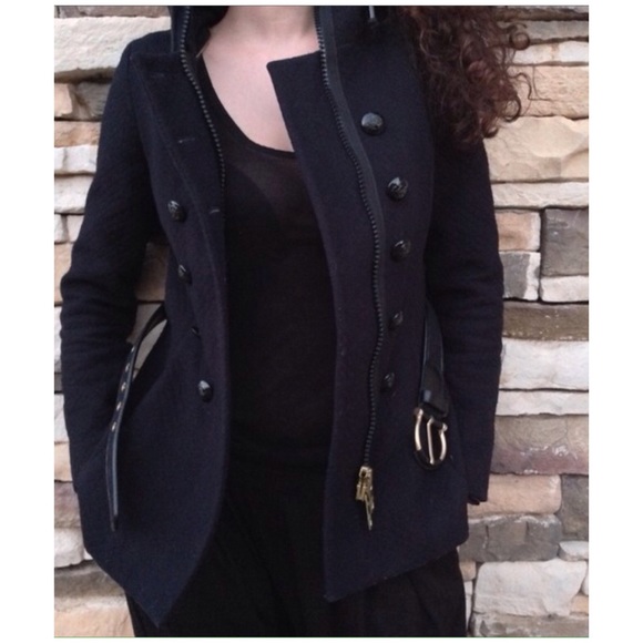 Thomas Burberry by BURBERRY navy wool jacket - Picture 3 of 4