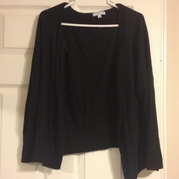 Black cardigan