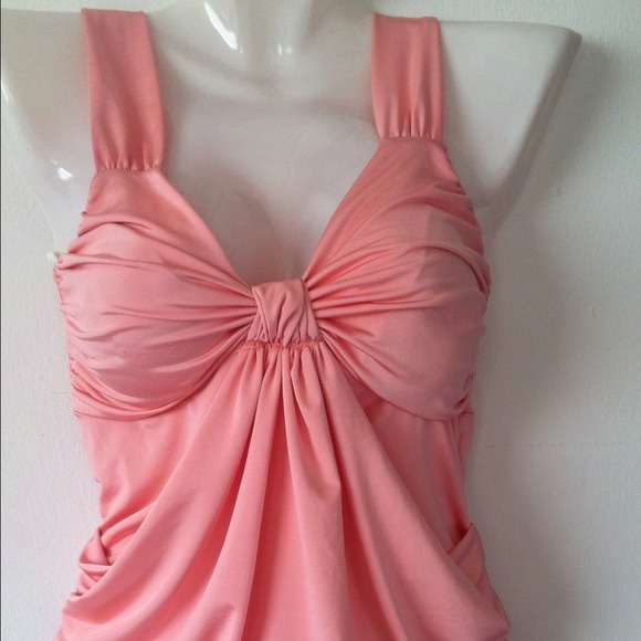 Tops - Peach tunic top