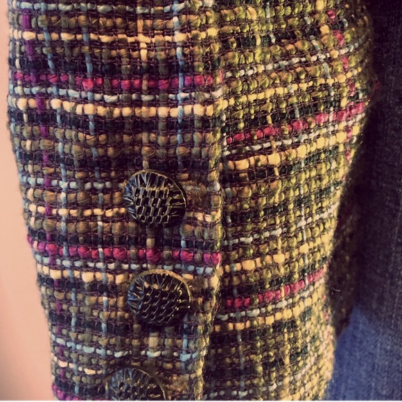 Green multi colored blazer - Picture 3 of 3