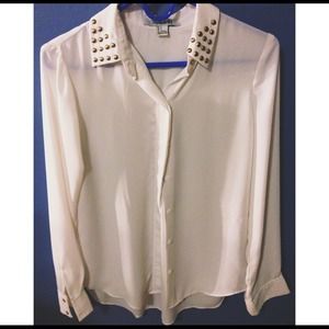 Forever 21 white blouse