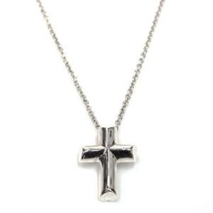 Tiffany and Co cross/heart necklace