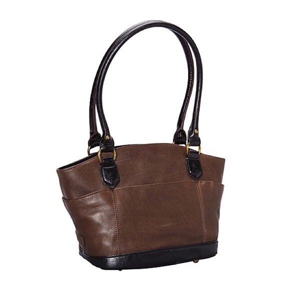 Tignanello Handbags - Tignanello Vintage Classics Dome Shopper Grey