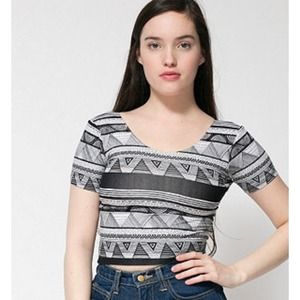 American apparel crop top