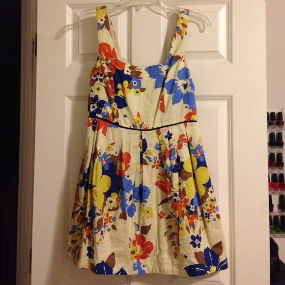 Fall Floral Dress