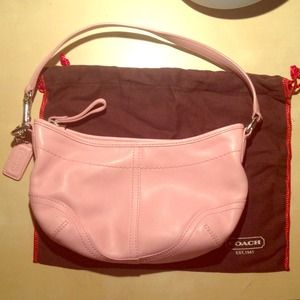 Coach Purse - Small Pink Hobo