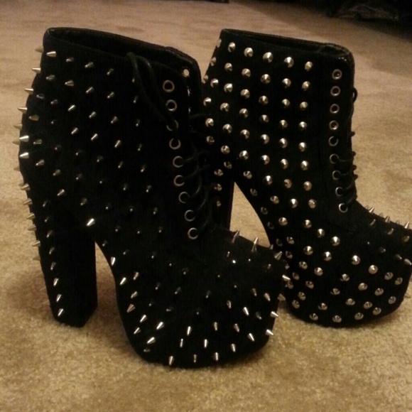 Studs and Spikes Platform Bootie