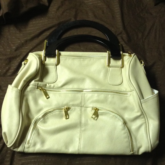 Ivory handbag