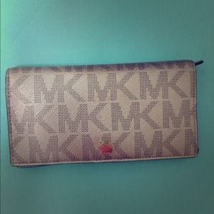 Michael Kors Rose Gold Logo Wallet