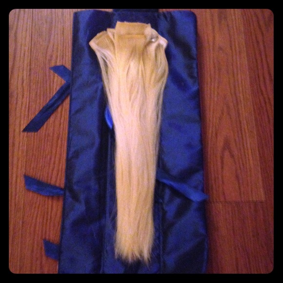 Blonde real Hair extensions