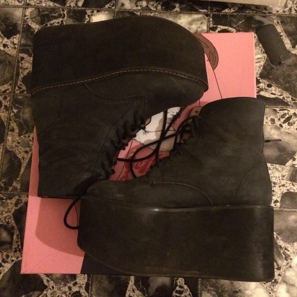 Nasty Gal x Jeffrey Campbell Riot Boots