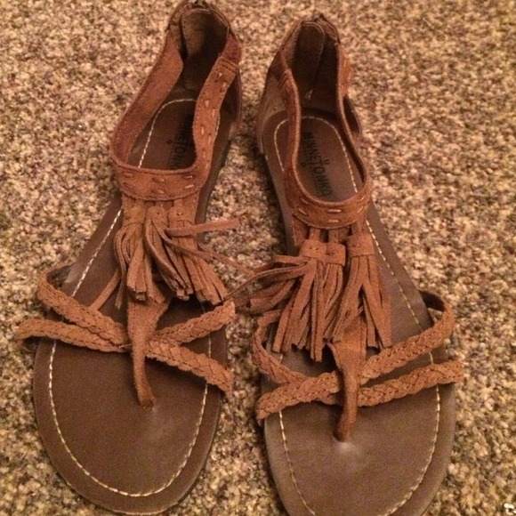 Minnetonka fringe sandals