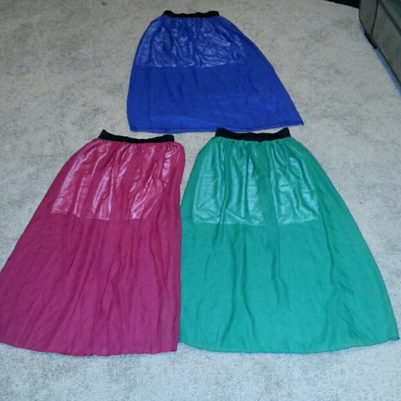 chiffon Skirts  "Great Offer" all 3 for 1price.. - Picture 1 of 4