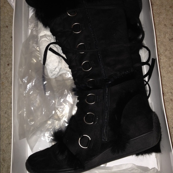 Black boots