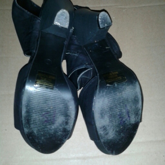 TRENDY OPEN BOOTS HEELS SHOES 10 - Picture 4 of 4