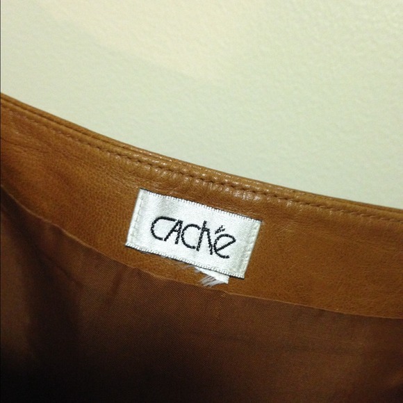 Genuine leather skirt - Picture 2 of 4