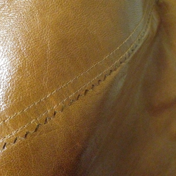 Genuine leather skirt - Picture 3 of 4
