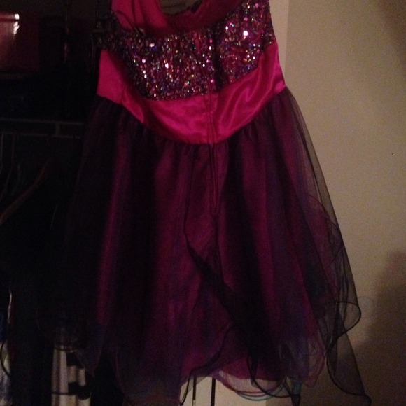 jcpenney Dresses Purple Sequenced Dress Poshmark