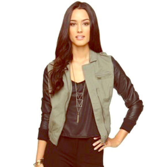 LA Hearts Faux Leather Moto Jacket