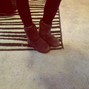 Chocolate brown short uggs