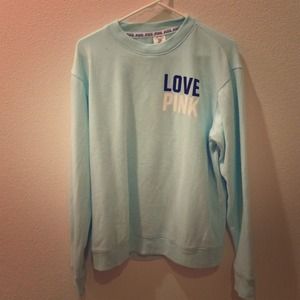 Pink Victoria secret light mint sweater