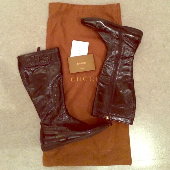 Gucci knee high boots sz 36