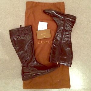 Gucci knee high boots sz 36