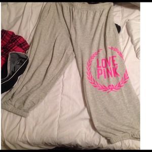Pink Capri sweats