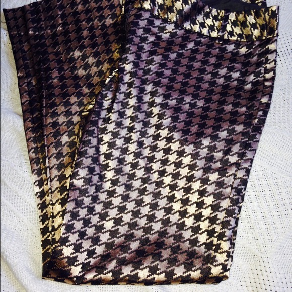 Gold n tan ankle pants NEVER worn!