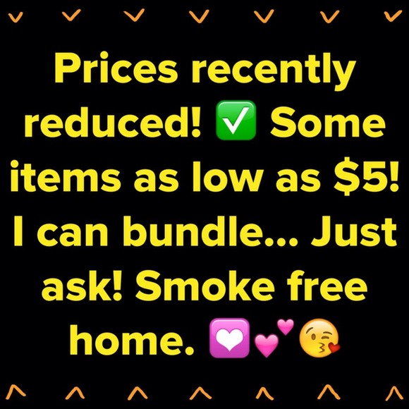 Prices recently reduced... ✔️ out my closet!