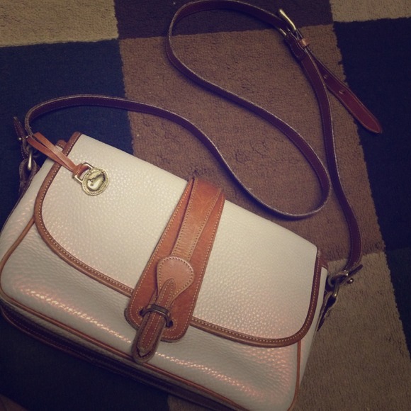 Dooney and Bourke! Cream bag with long strap