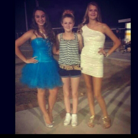 Blue homecoming dress or prom dress