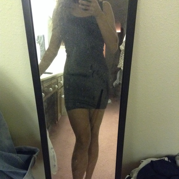 Textured Bodycon Dress