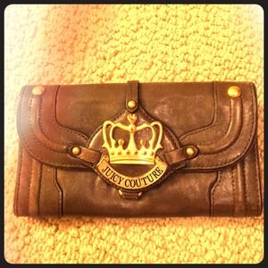 Juicy Couture brown leather wallet