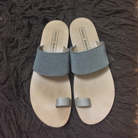 Veronique Branquinho slip on flat sandals