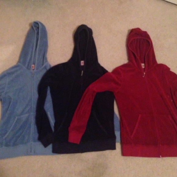 Three juicy couture jackets