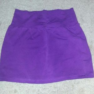 Express Purple tight Highwasted Skirt.