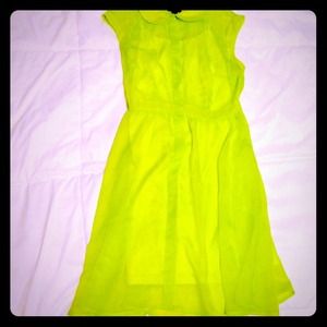 Neon Green Collared Dress💚