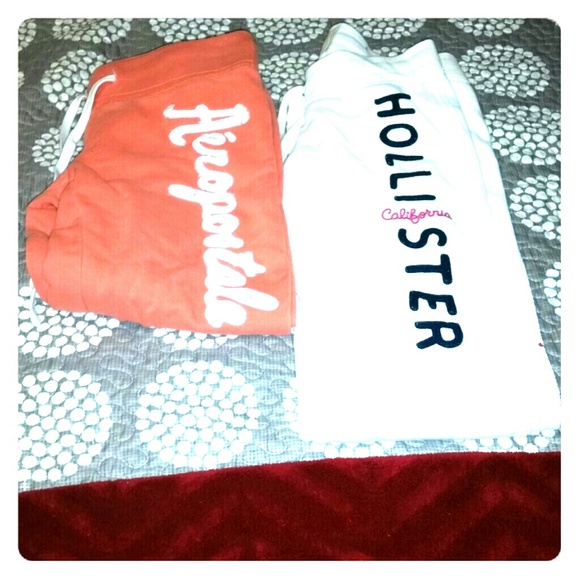 sweat pants Aropostal (S) and Hollister (XS) $10