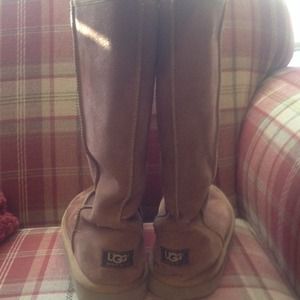 Ugg Uggs in Classic Tall Chestnut women's 9